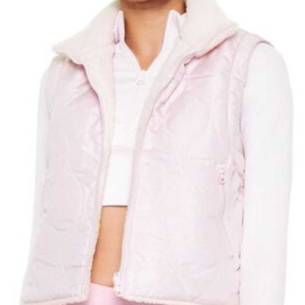 Light Pink Quilted Vest